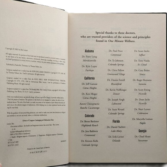 One Minute Wellmess: The natural Health & Happiness... by Dr Lerner & Dr Loman - Picture 3 of 7